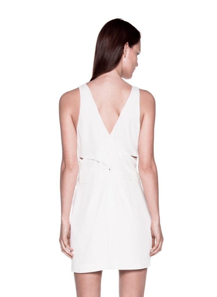 Dion Lee Whitewash Utility Mini Dress - Image 3