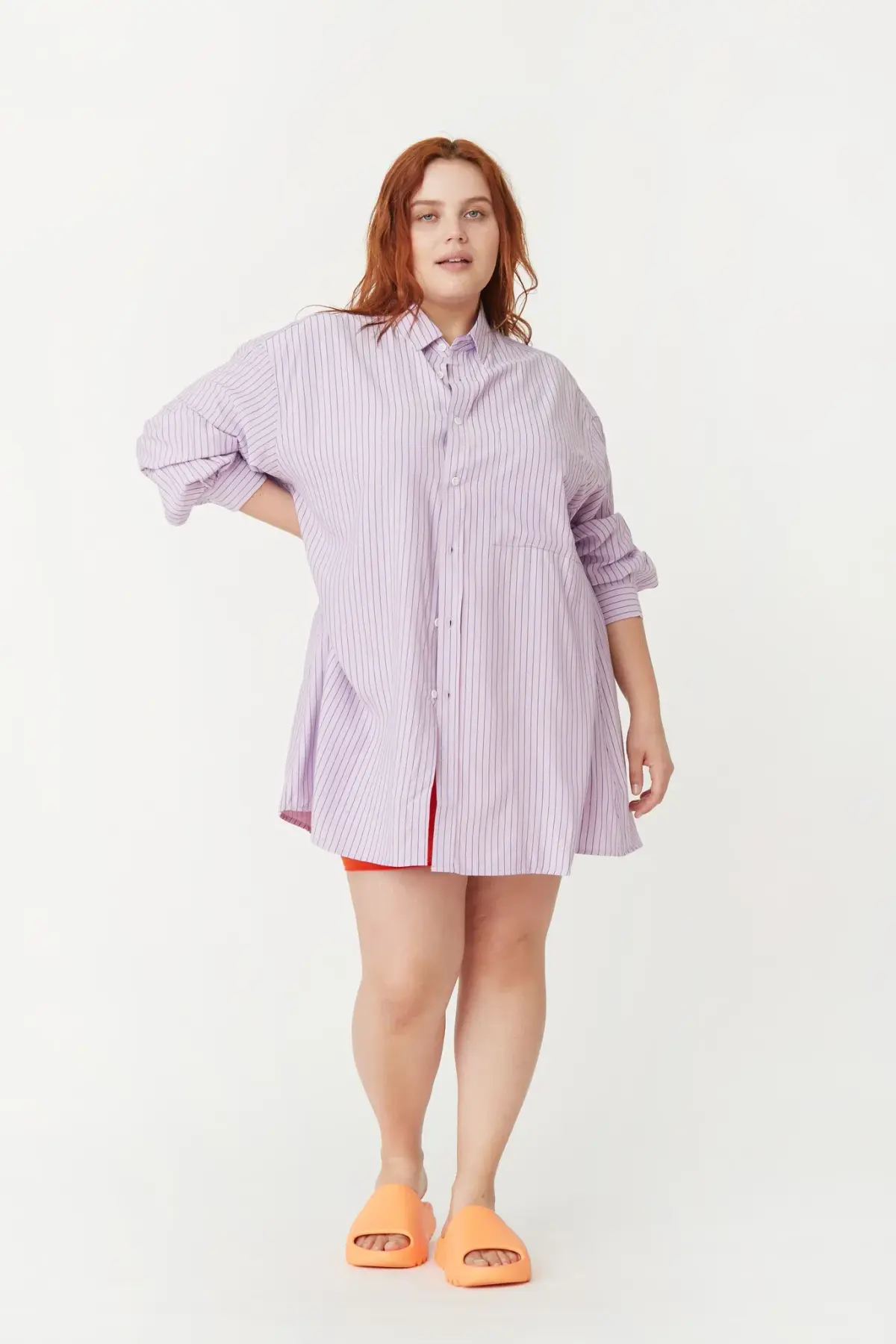 Blanca Benson Shirt in Lilac Purple One Size - Image 3