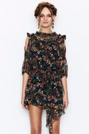 Alice McCall Pirouette Dress In Night Bloom - Image 1
