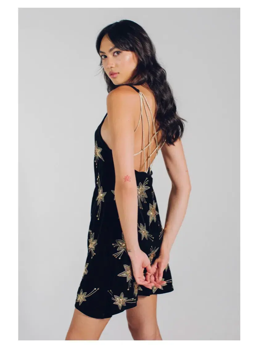Lenni Malu Dress Sequin Size L - Image 2