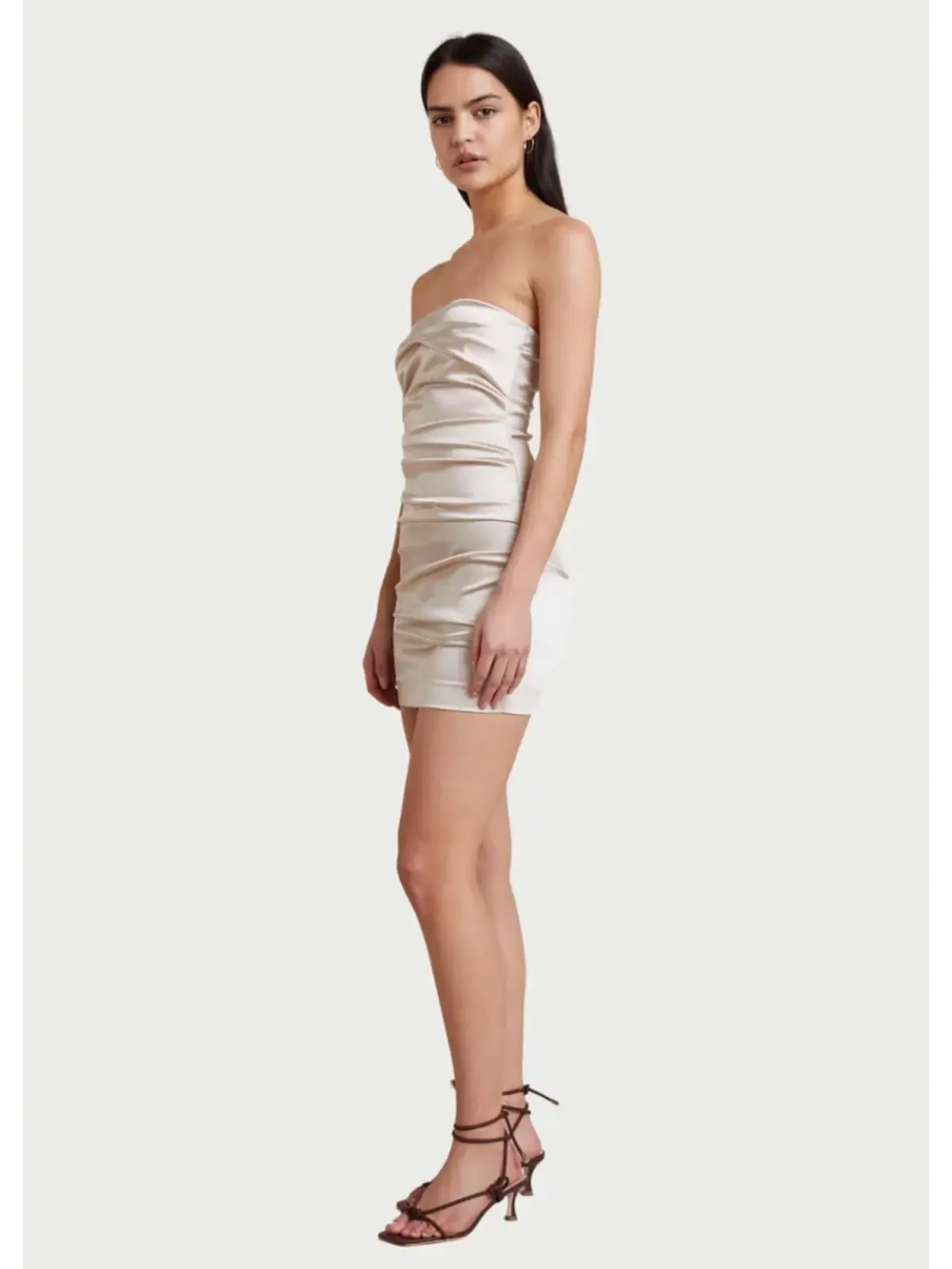 Bec and Bridge Heather Mini Dress  in Champagne Size AU 6 - Image 2