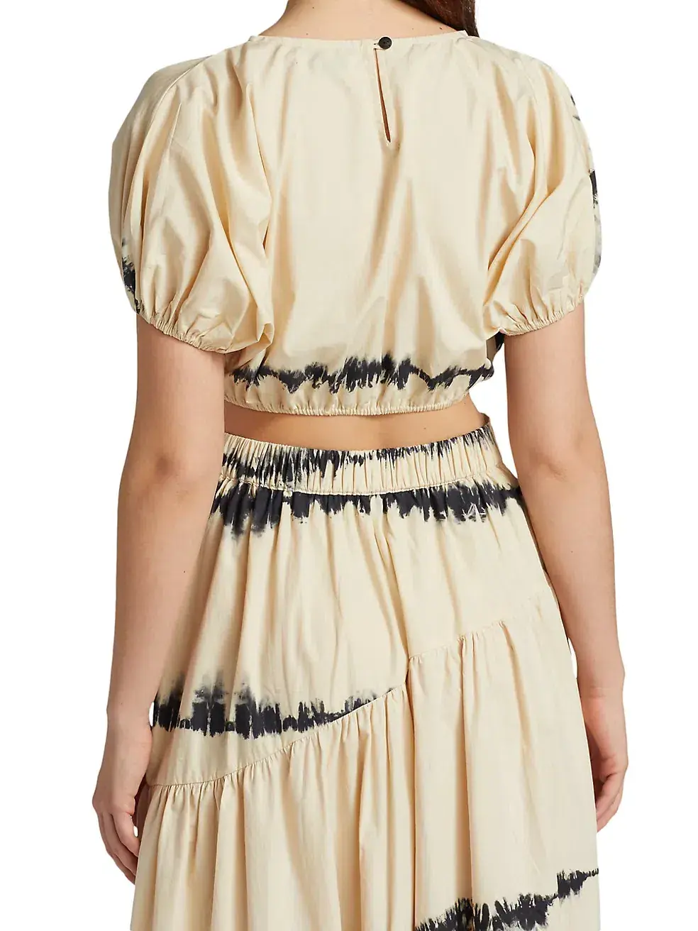 SWF Homecoming Abode Crop and Drawstring Skirt Set Cream Size 8 - Image 3