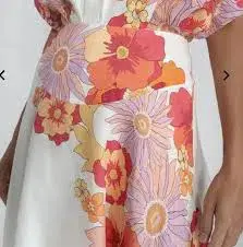 Alemais Calista relaxed shirt & Circle Skirt Print Size 14 - Image 2