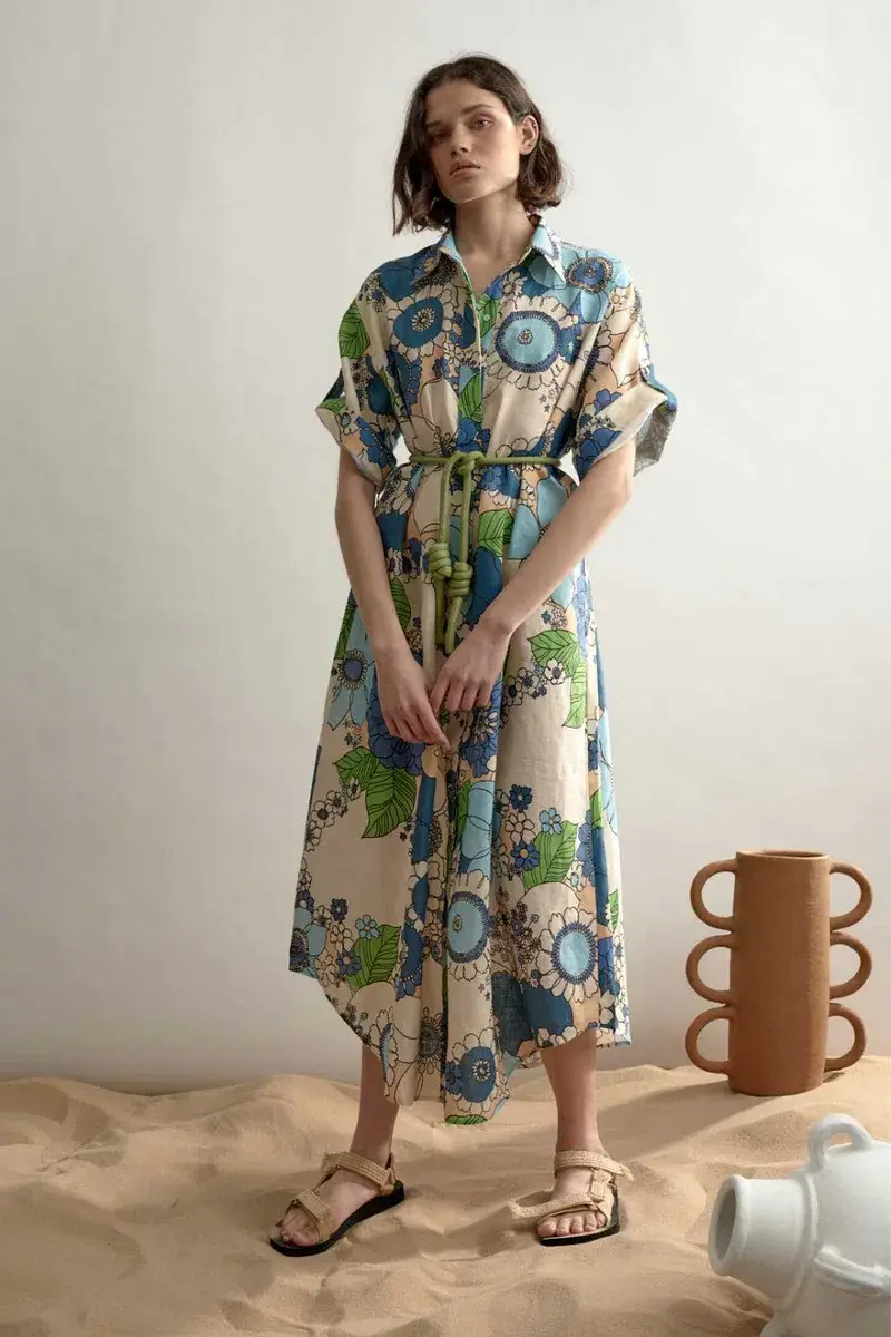 Alemais Farrah Shirtdress Print Size 10  - Image 1