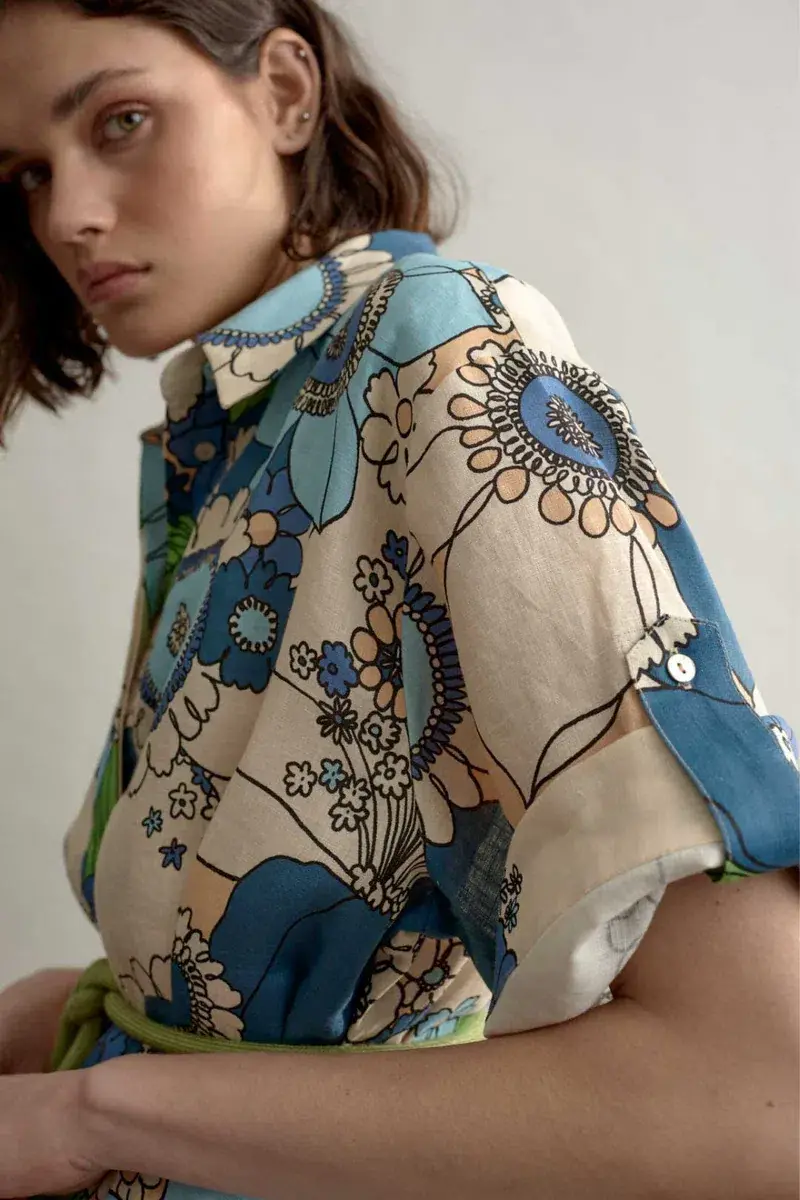 Alemais Farrah Shirtdress Print Size 10  - Image 2