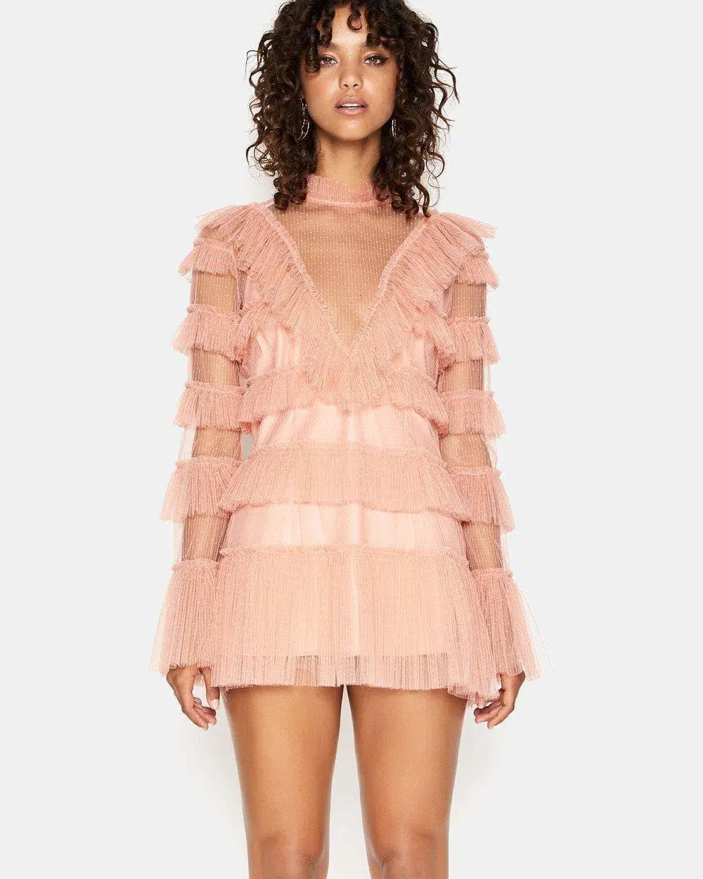 Alice McCall The Zen Dress Pink Size 4 for rent on The Volte - main image