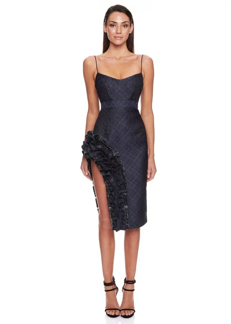 Eliya The Label Sage Dress Blue Size 6 - Image 1