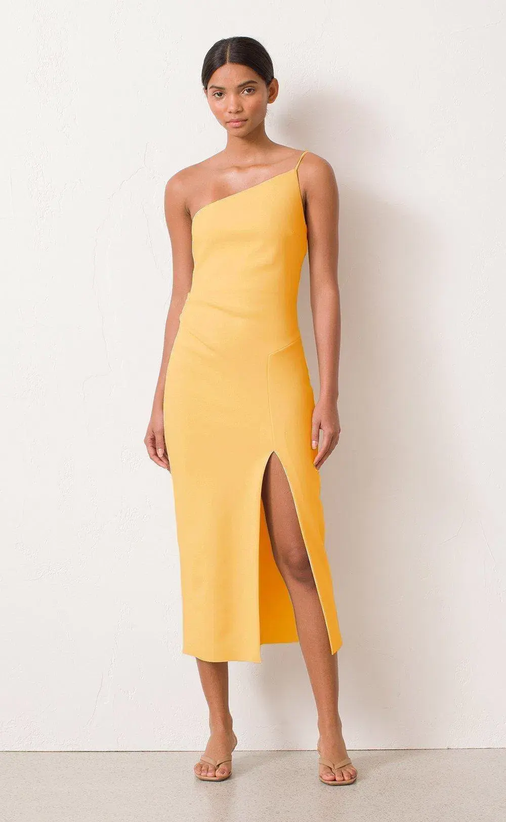Bec & Bridge Raphaela Midi Dress Yellow Size 6 for rent on The Volte - main image