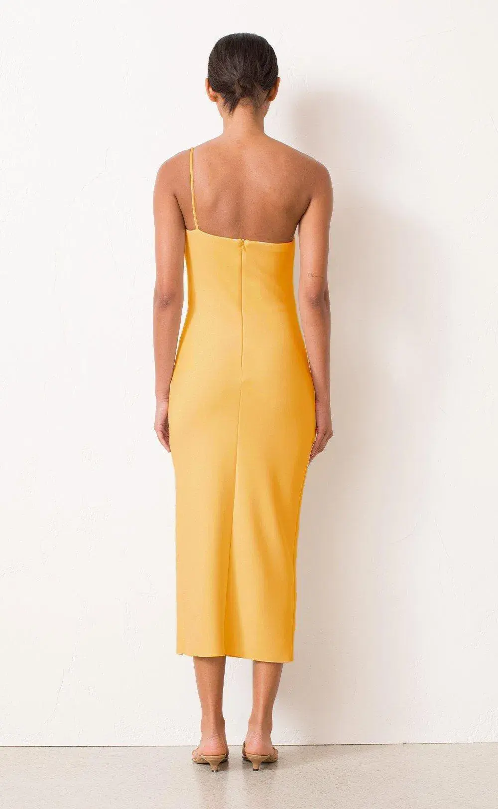 Bec & Bridge Raphaela Midi Dress Yellow Size 6 for rent on The Volte - main image