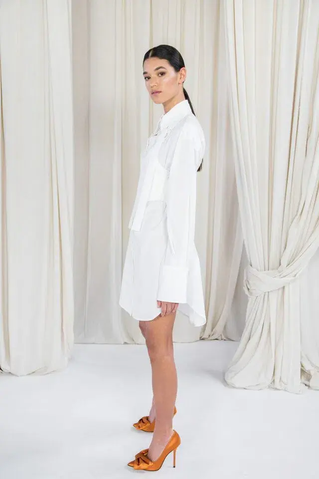 Ellery Godwin Shirt Dress White Size 6 - Image 2