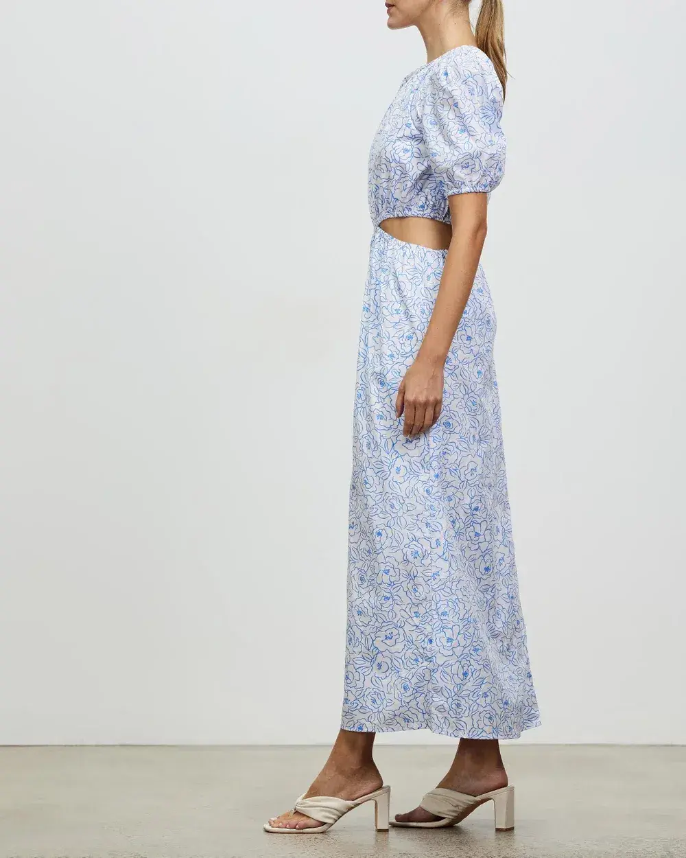Faithful the Brand Alessandria Midi Dress Print Size 12 - Image 4