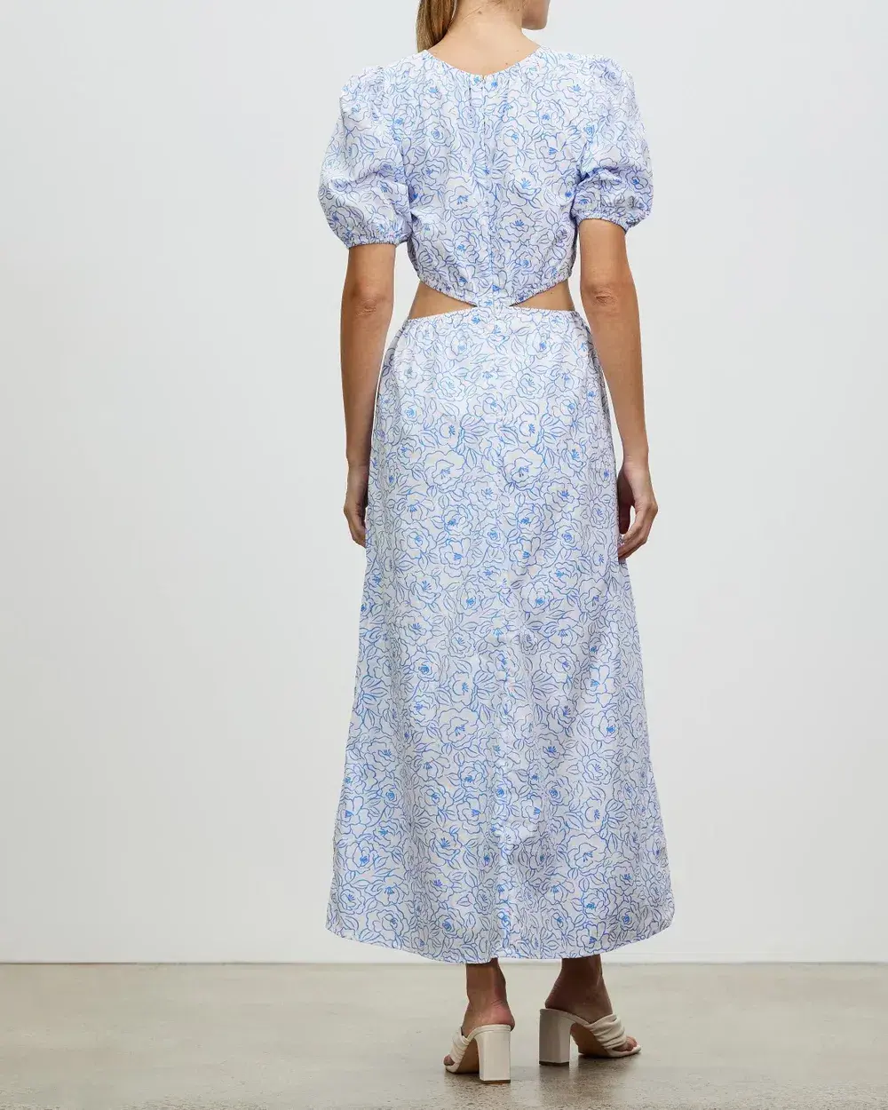 Faithful the Brand Alessandria Midi Dress Print Size 12 - Image 1