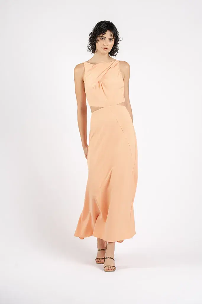 One Fell Swoop Bijoux Maxi in Melon Orange Size 8 - Image 1
