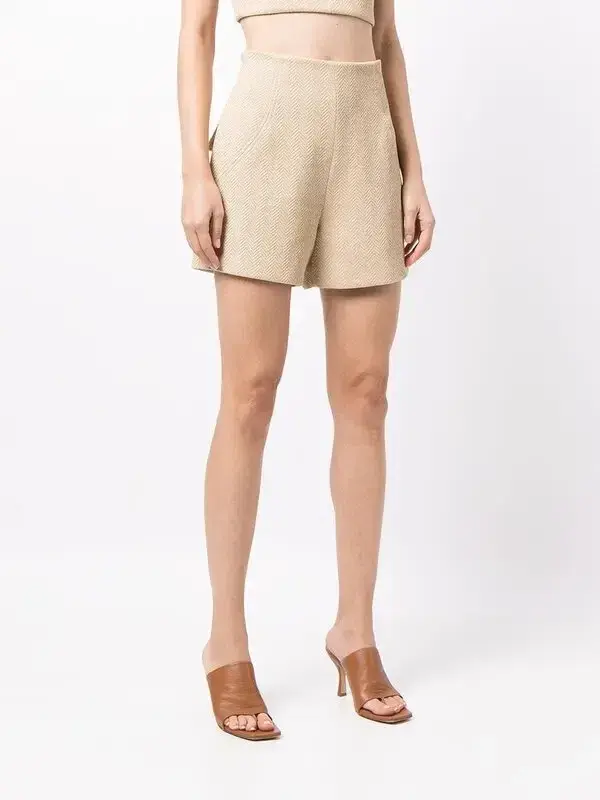 Manning Cartell French Kiss A Line Short Beige Size AU 10 - Image 1