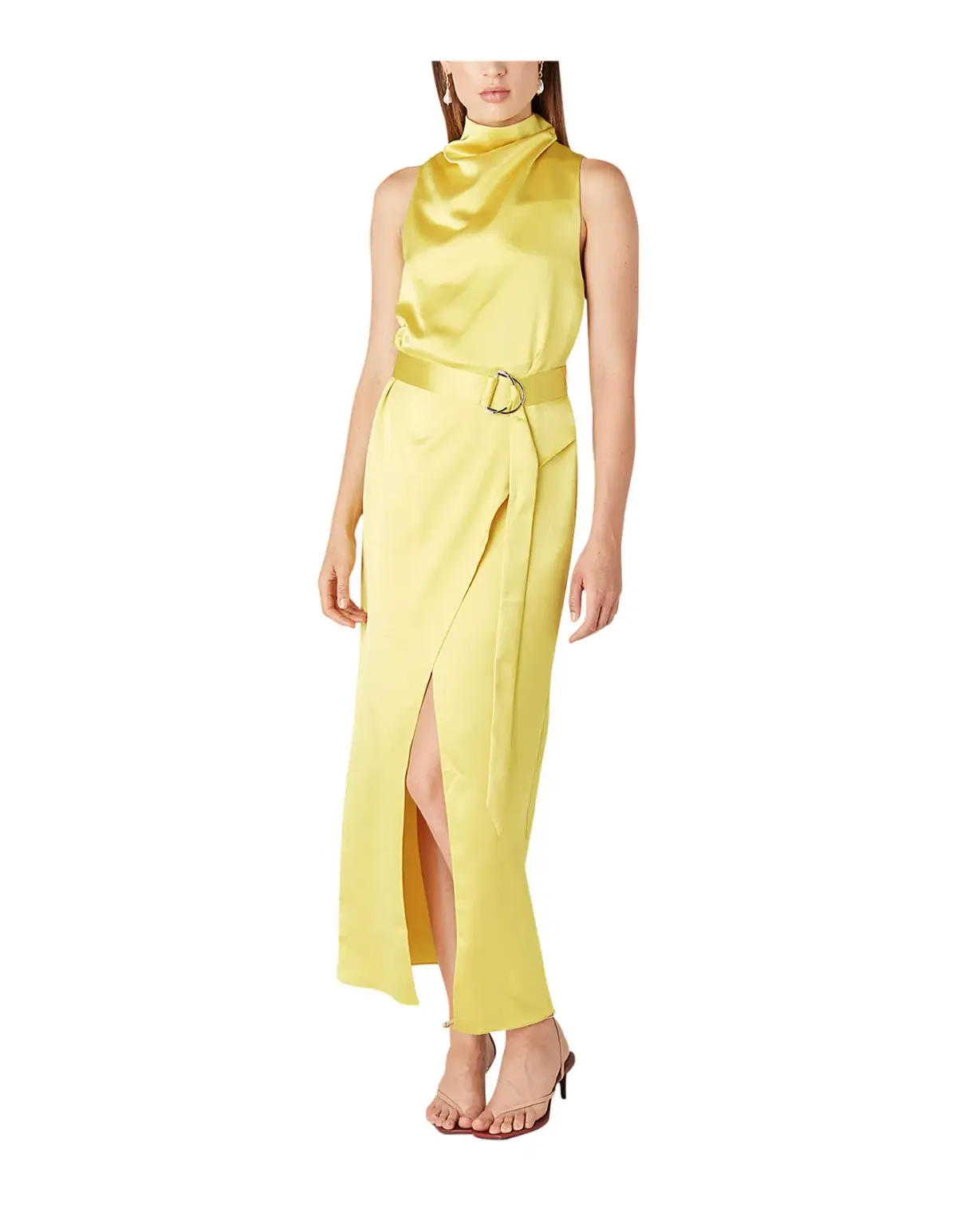 Camilla and Marc Phoebe Drape Dress Yellow Size 10 - Image 1