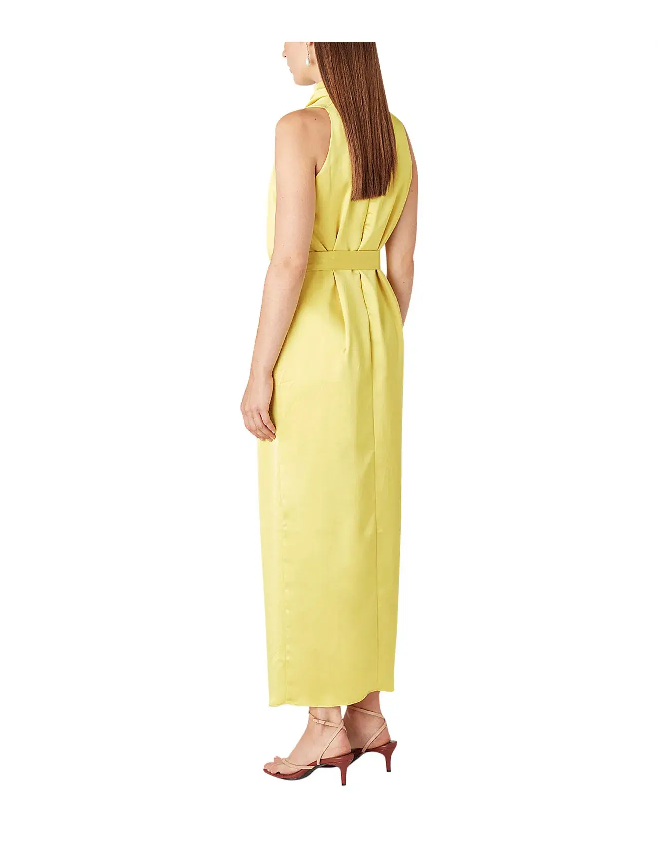 Camilla and Marc Phoebe Drape Dress Yellow Size 10 - Image 2