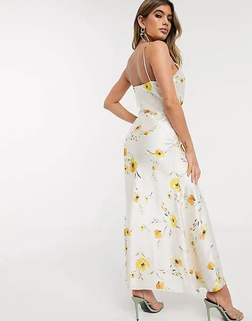 Bec and Bridge Colette Wrap Midi Dress - Floral Print - Size 12  - Image 4