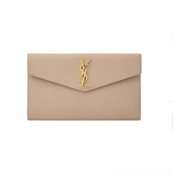 Saint Laurent Uptown Clutch Nude  - Image 2