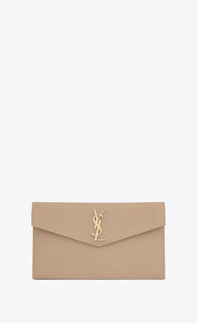 Saint Laurent Uptown Clutch Nude  - Image 1