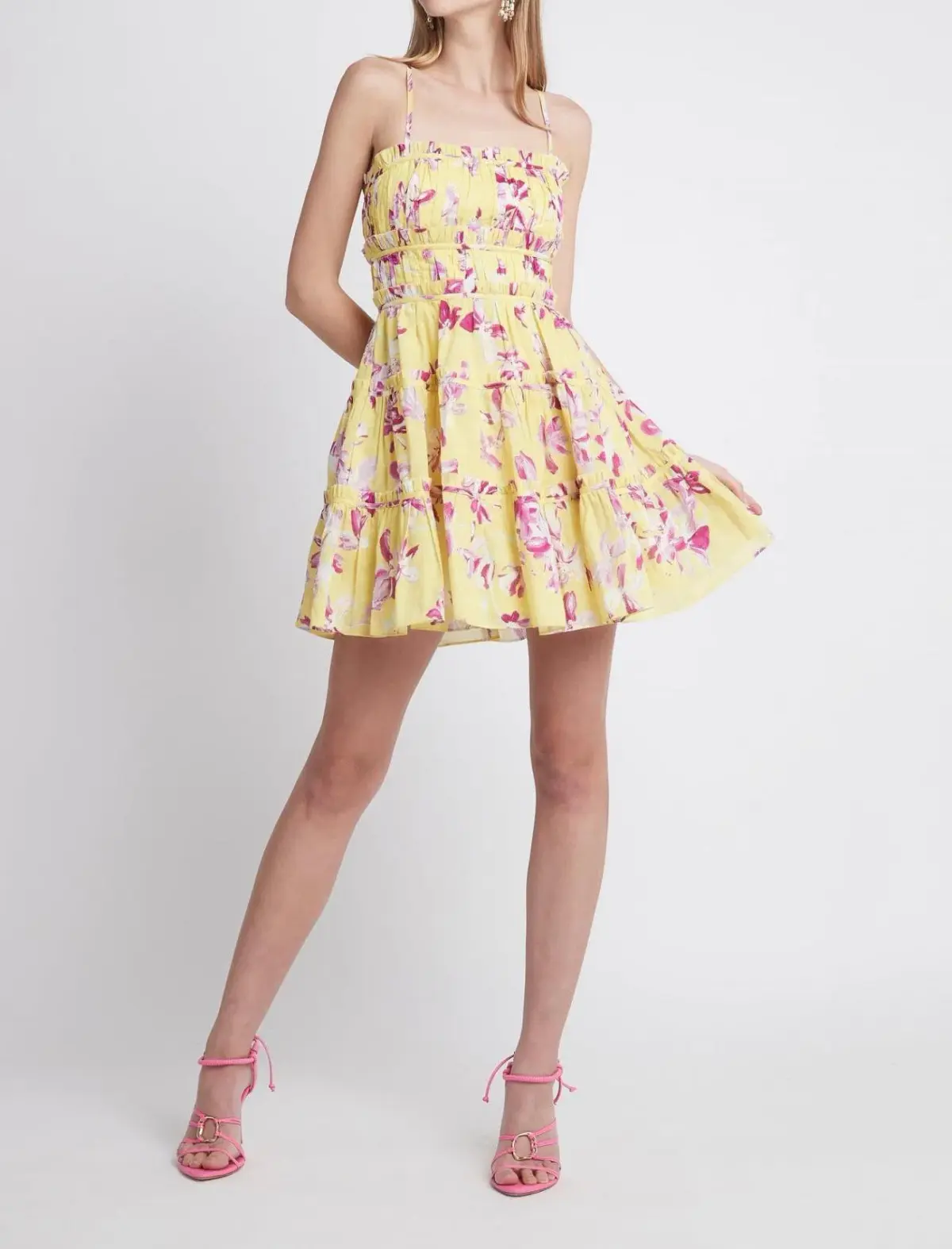 Aje Wildflower Mini Dress Floral Size 4 - Image 1