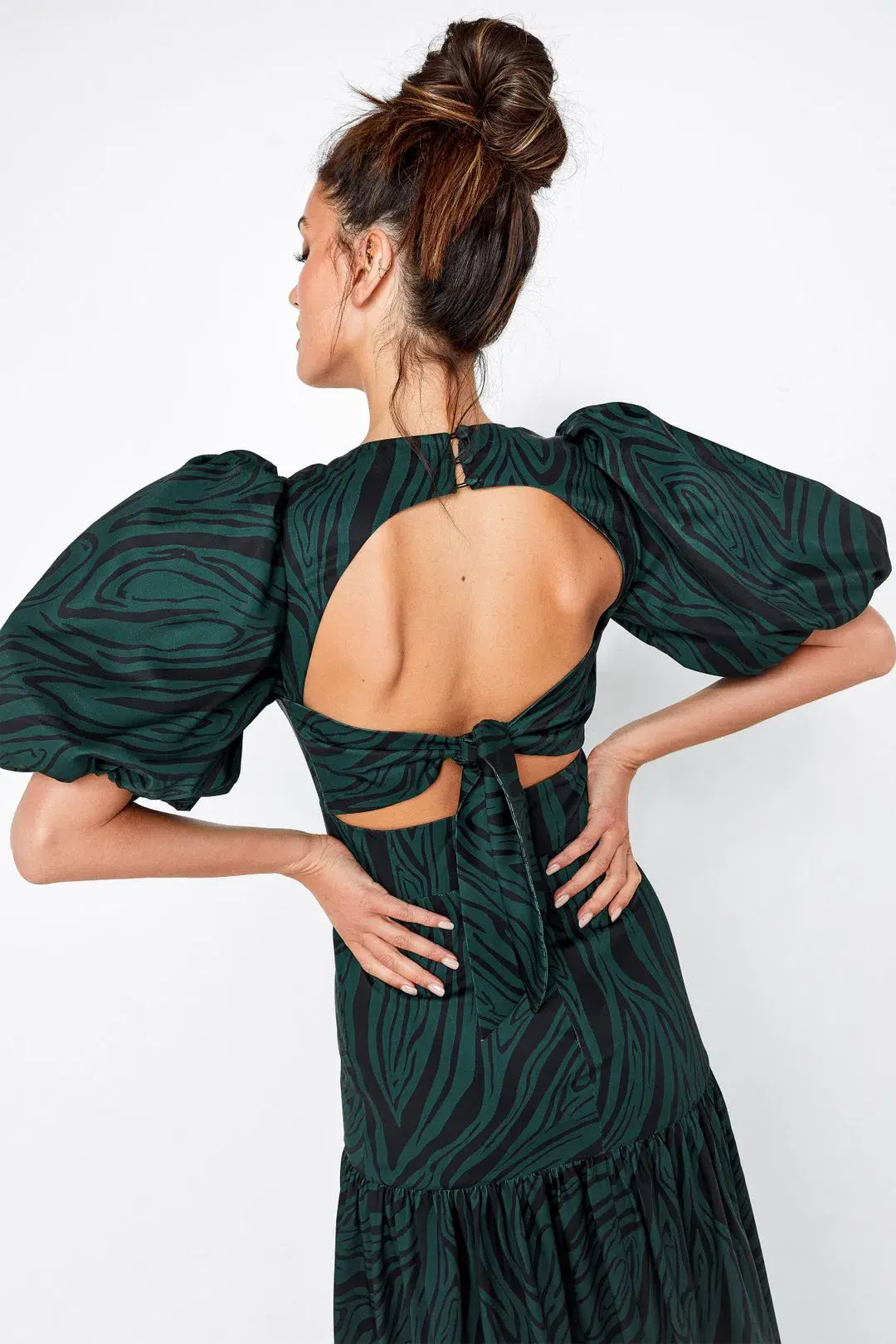Mossman Dark Paradise Maxi Dress Green Size 8 - Image 7