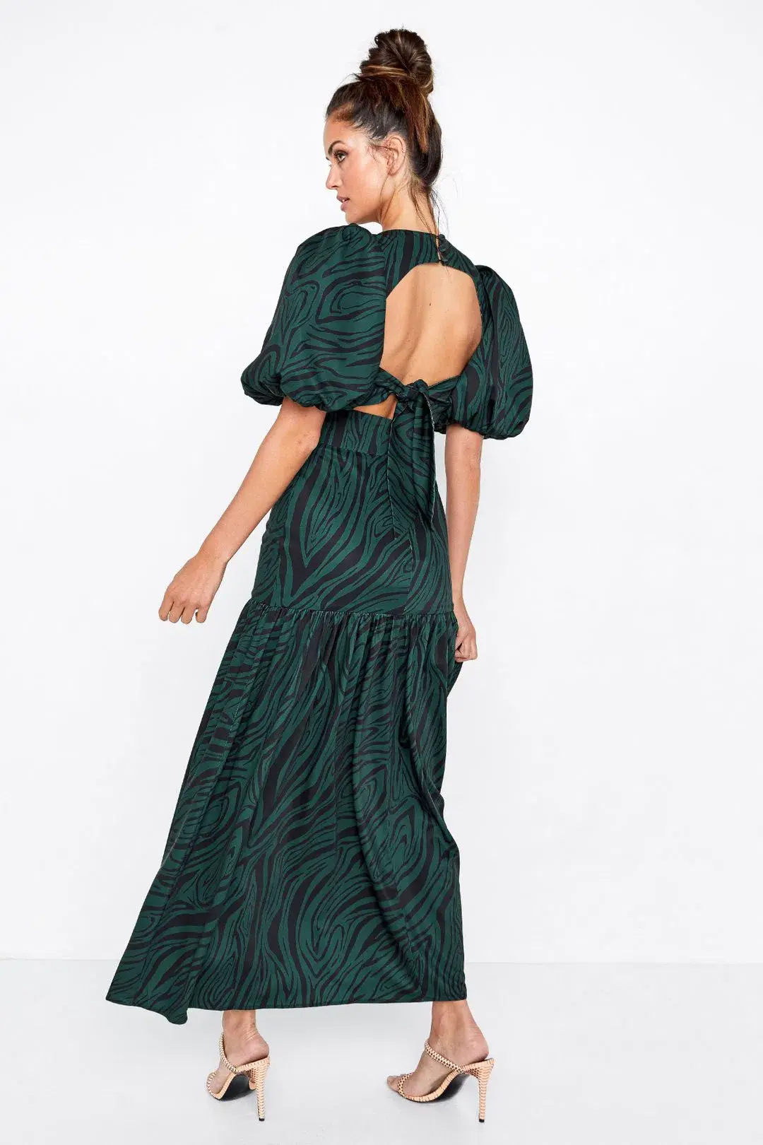 Mossman Dark Paradise Maxi Dress Green Size 8 - Image 6