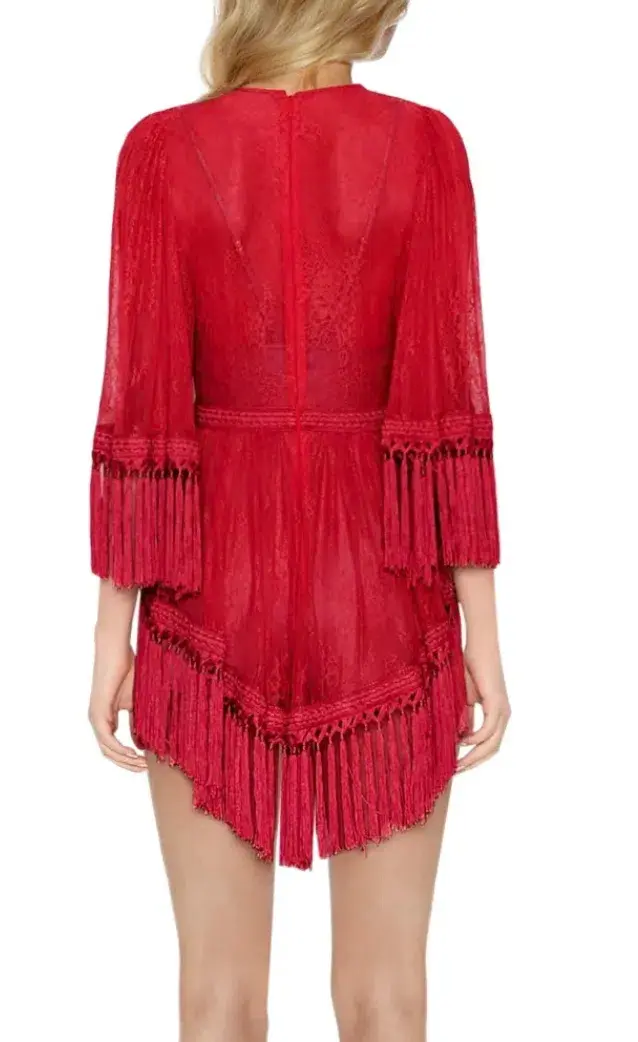 Alice McCall Are You Ready Girl Dress Red Size 10  - Image 3