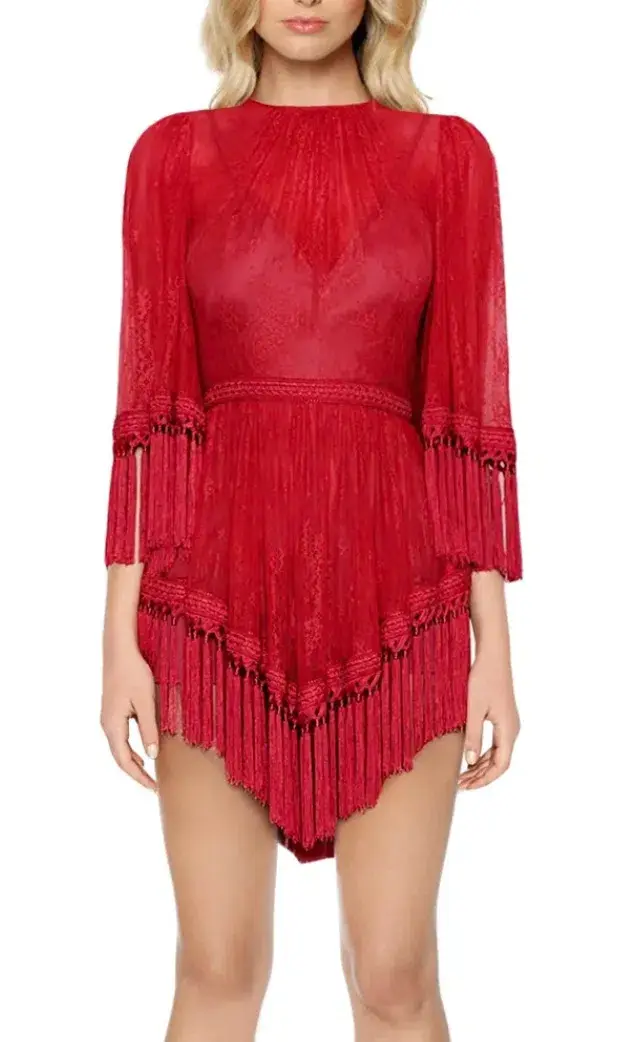 Alice McCall Are You Ready Girl Dress Red Size 10  - Image 2