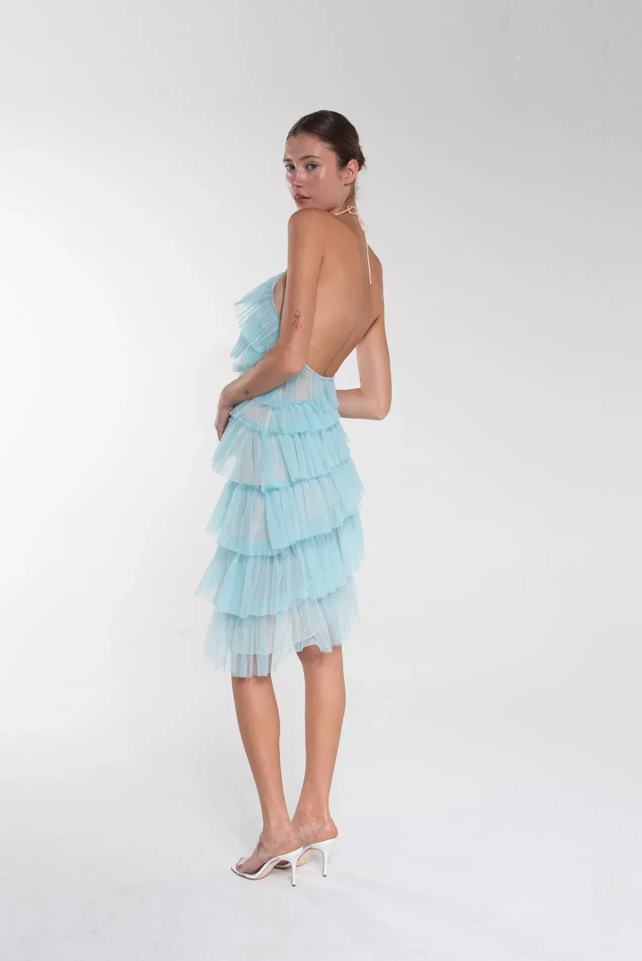 The Bar Kai Dress Amalfi Blue Size 6 - Image 2