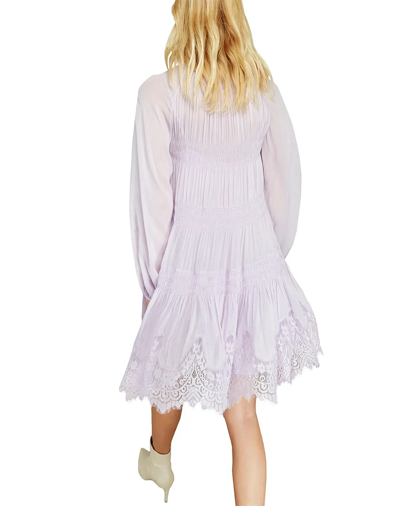 Magali Pascal Dalia Dress Lavender Size M - Image 2