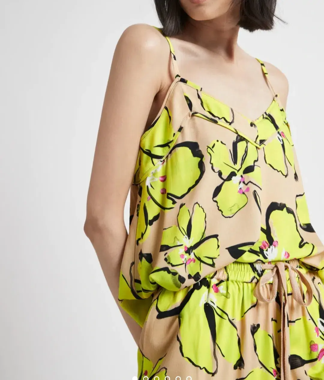 Aje Pelicano Citrus Bloom Strap Cami Top Print Size 12 - Image 3