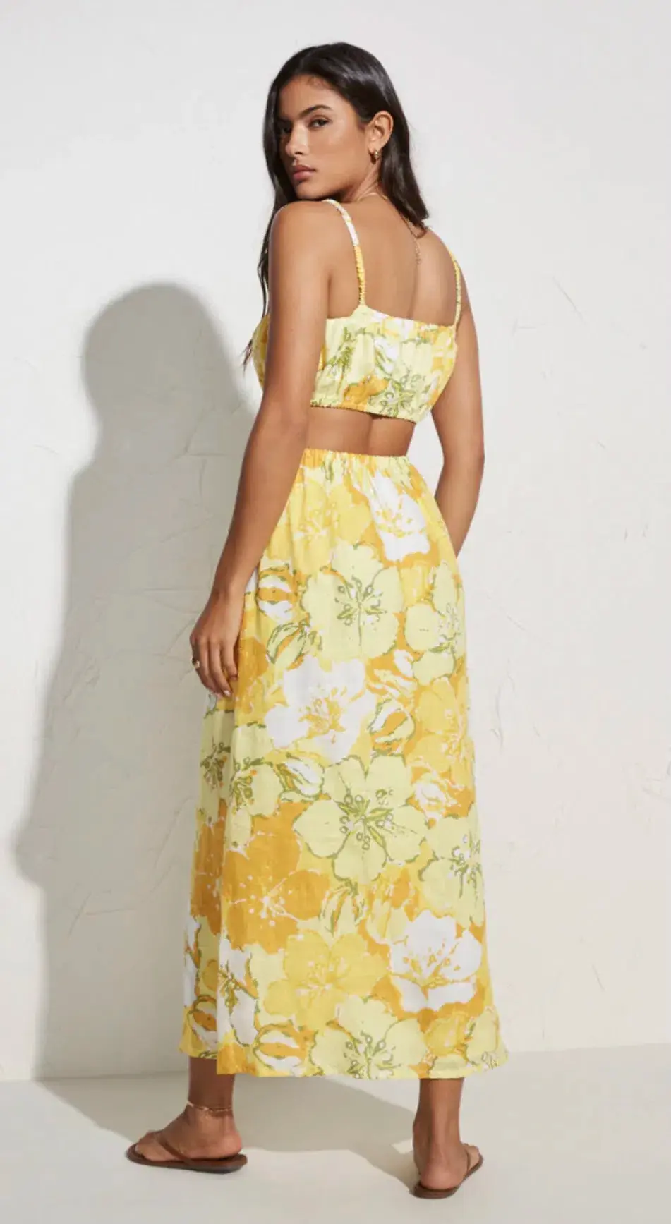 Faithfull the Brand El Rio Maxi Dress Loretta Floral Print Size 10  - Image 3