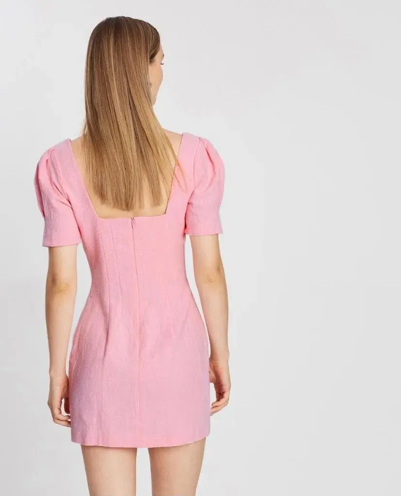 Bec & Bridge Sweet Pea Mini Dress Pink Size 10 - Image 3