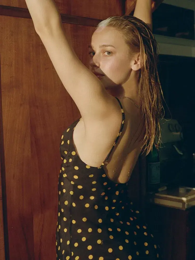 Realisation Par Iggy in Yellow Polka Dot Size XS for rent on The Volte - main image