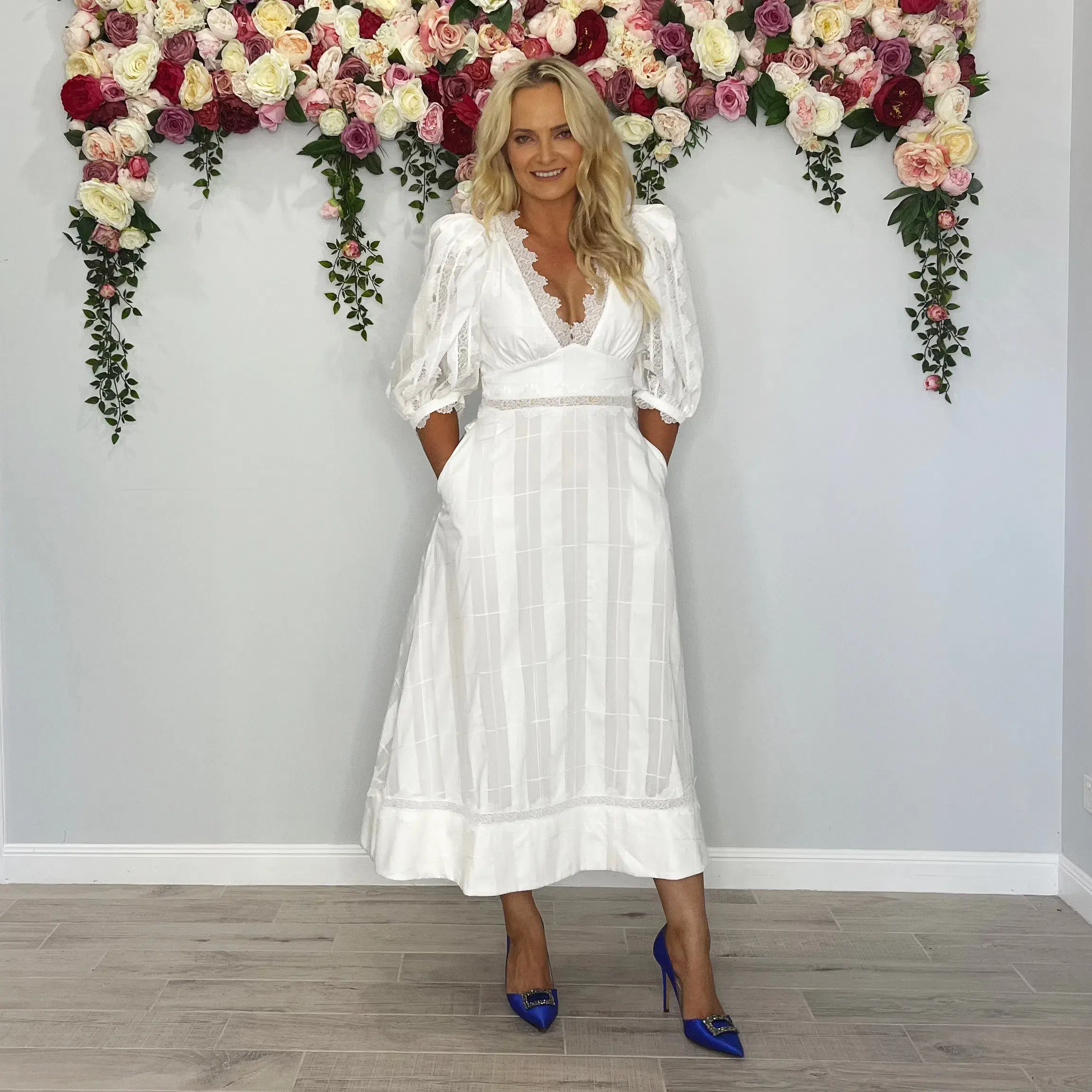 Acler Grampian Dress White Size 10 - Image 2