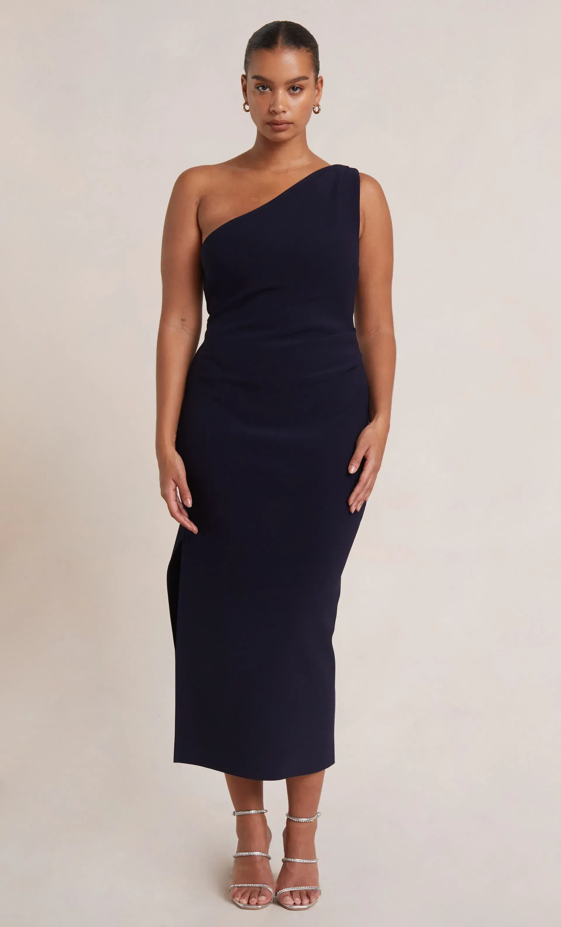 Bec and Bridge Be Mine Asym Dress Navy Size 14 - Image 1