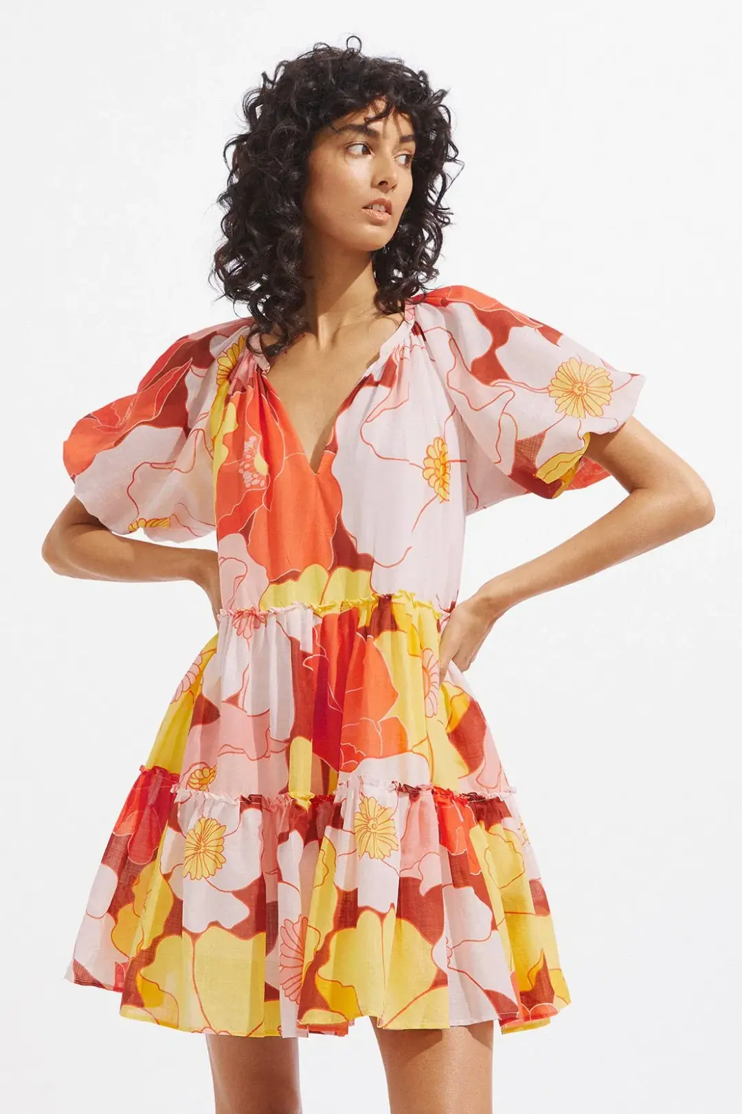 Steele Helio Dress Print Size XS  for rent on The Volte - main image