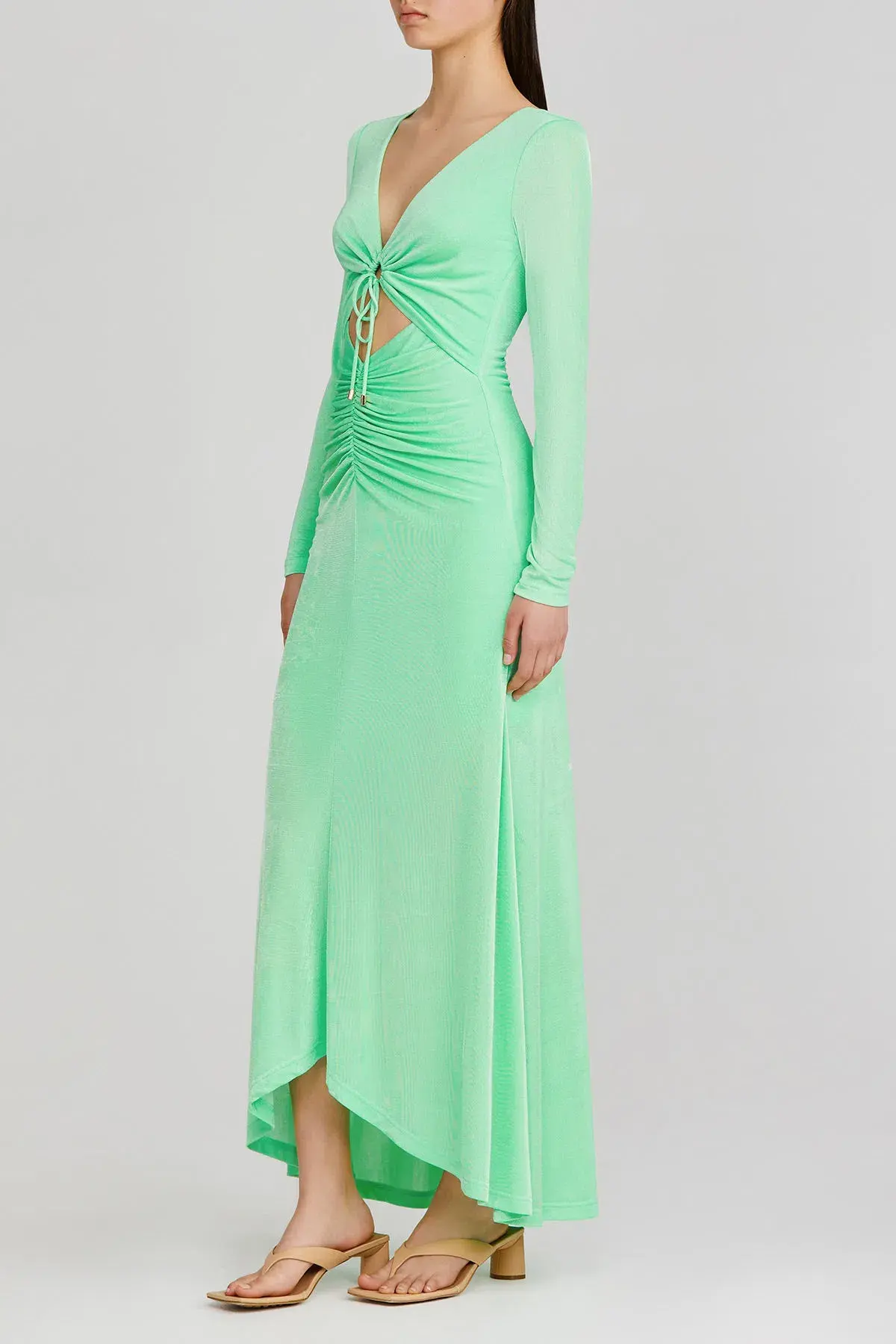 Significant Other Neave Dress | Apple Green | Size 6 - Image 3