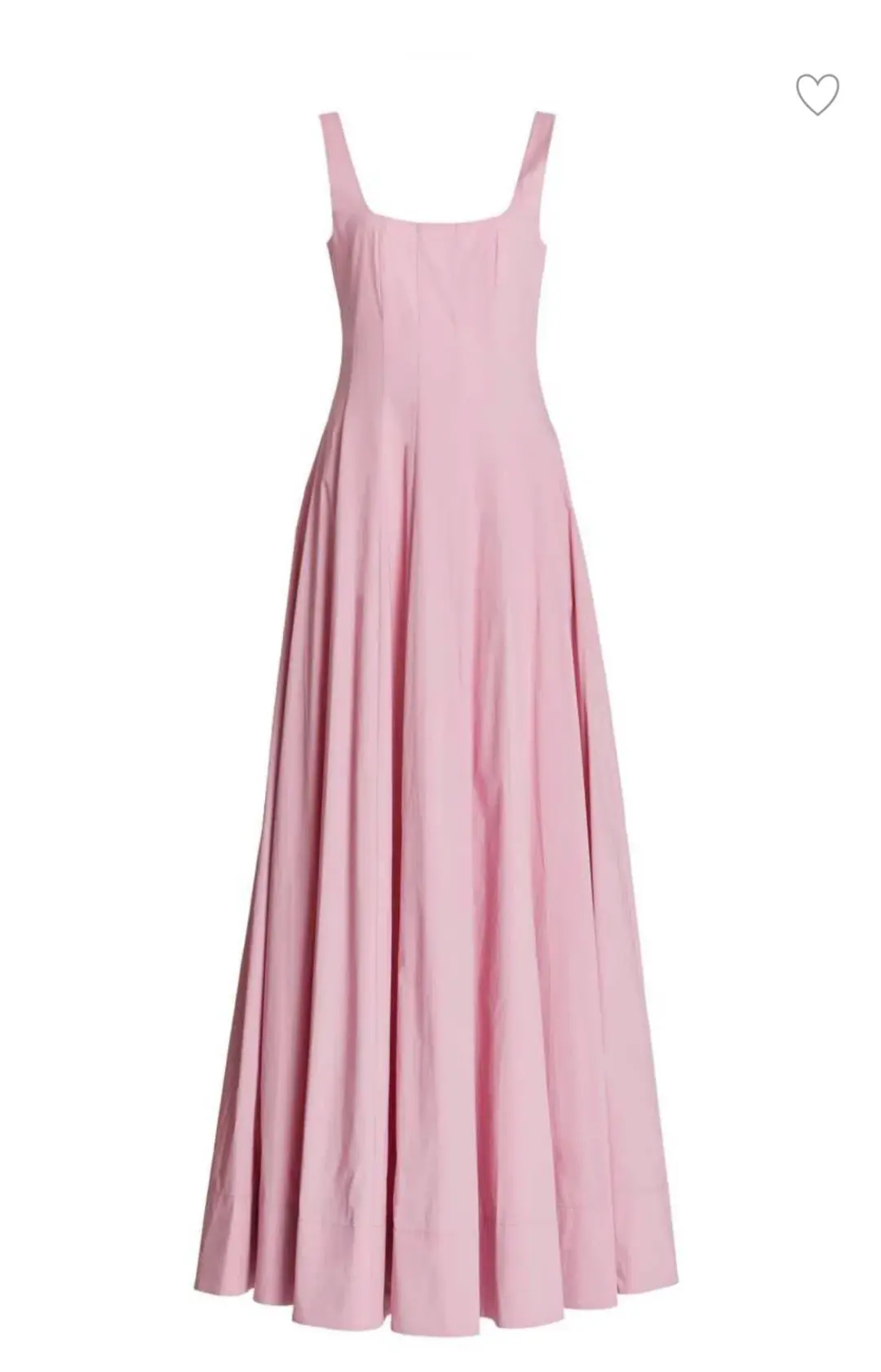 STAUD Wells Maxi Dress Pink Size 8 for rent on The Volte - main image