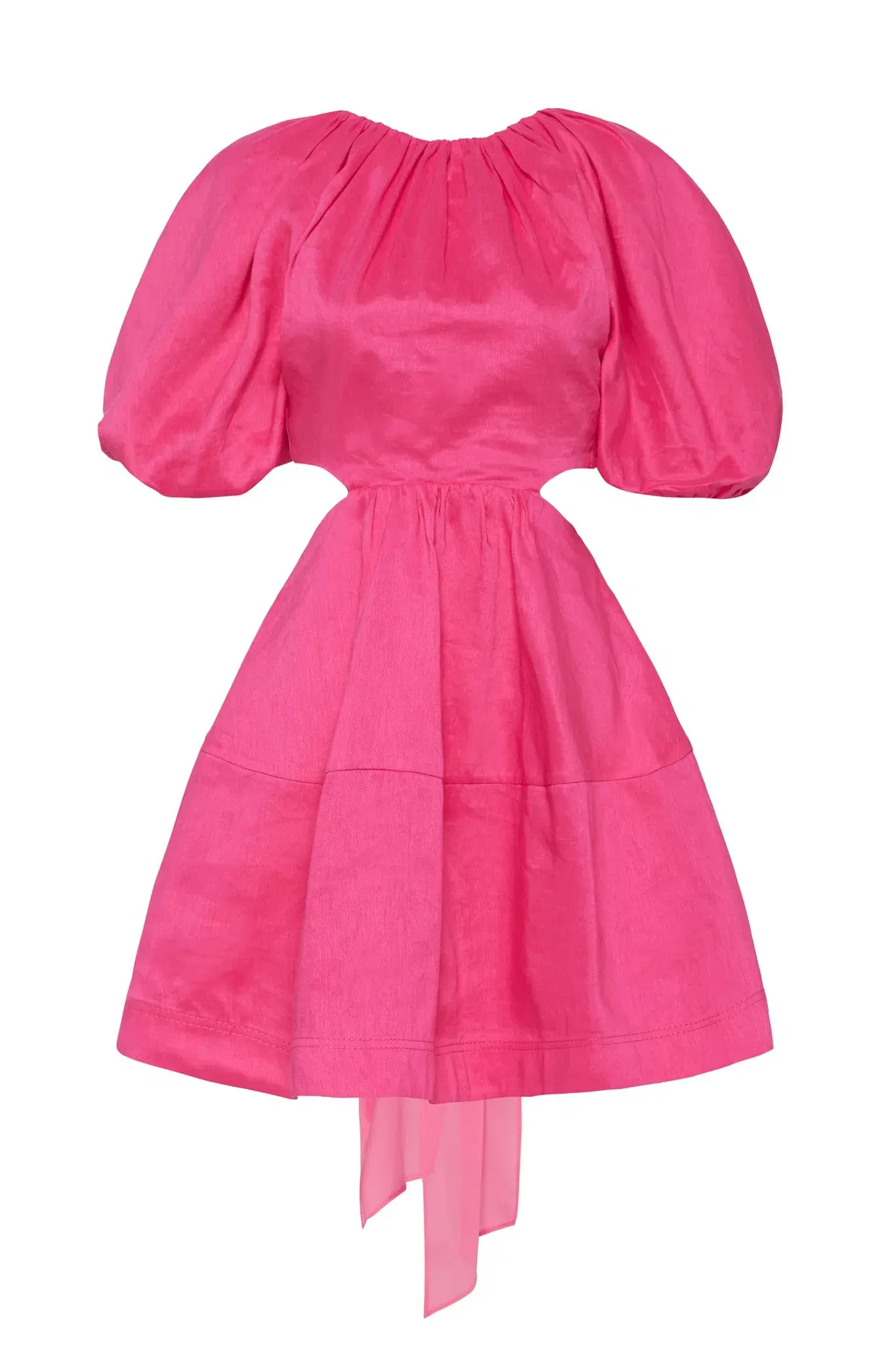 Aje Admiration Lace Up Mini Dress Pink Size AU 12 - Image 3