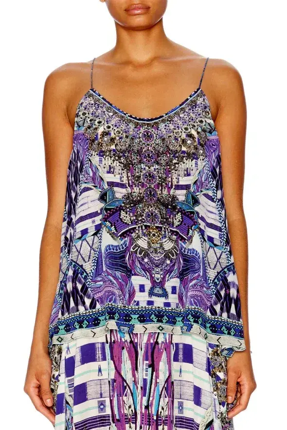 Camilla Tback Shoestring Back Top Ritual Rhapsody Size XS - Image 1