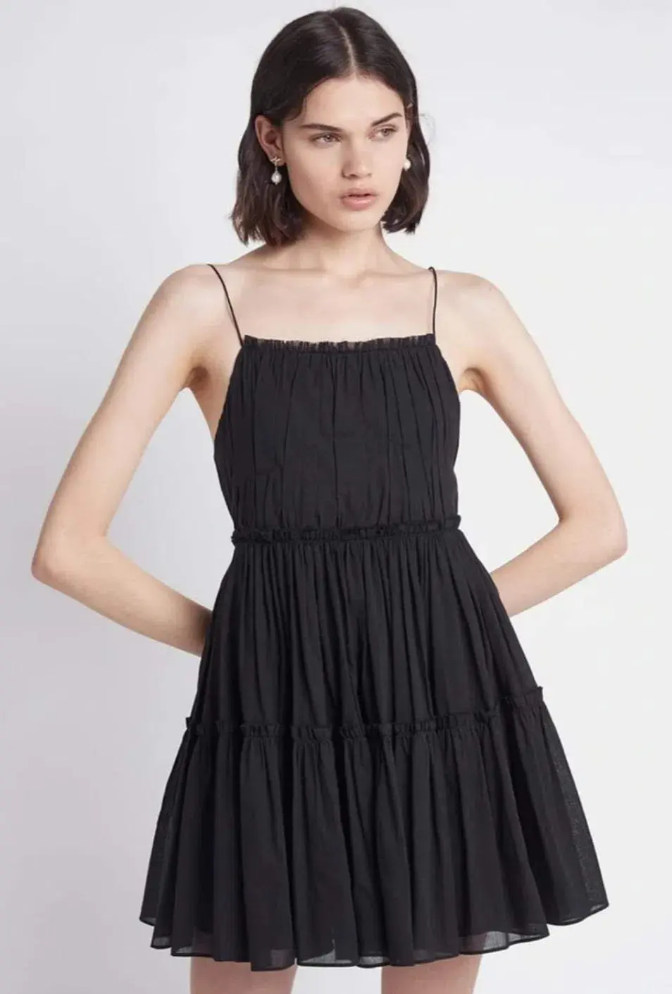 Aje Wilderness Mini Dress Black Size 16 - Image 1