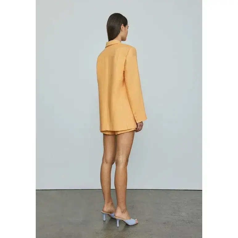 Viktoria and Woods Capulet Blazer Lava Bralette & Dawson Shorts Set Yellow Size 2 - Image 4