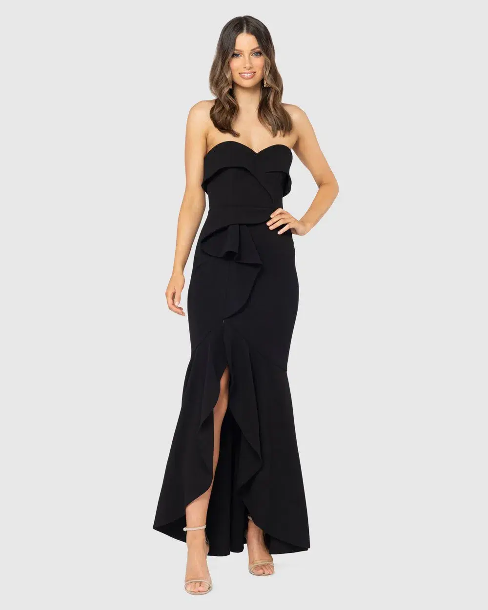 Pilgrim Spiced Gown Black Size 10  for rent on The Volte - main image