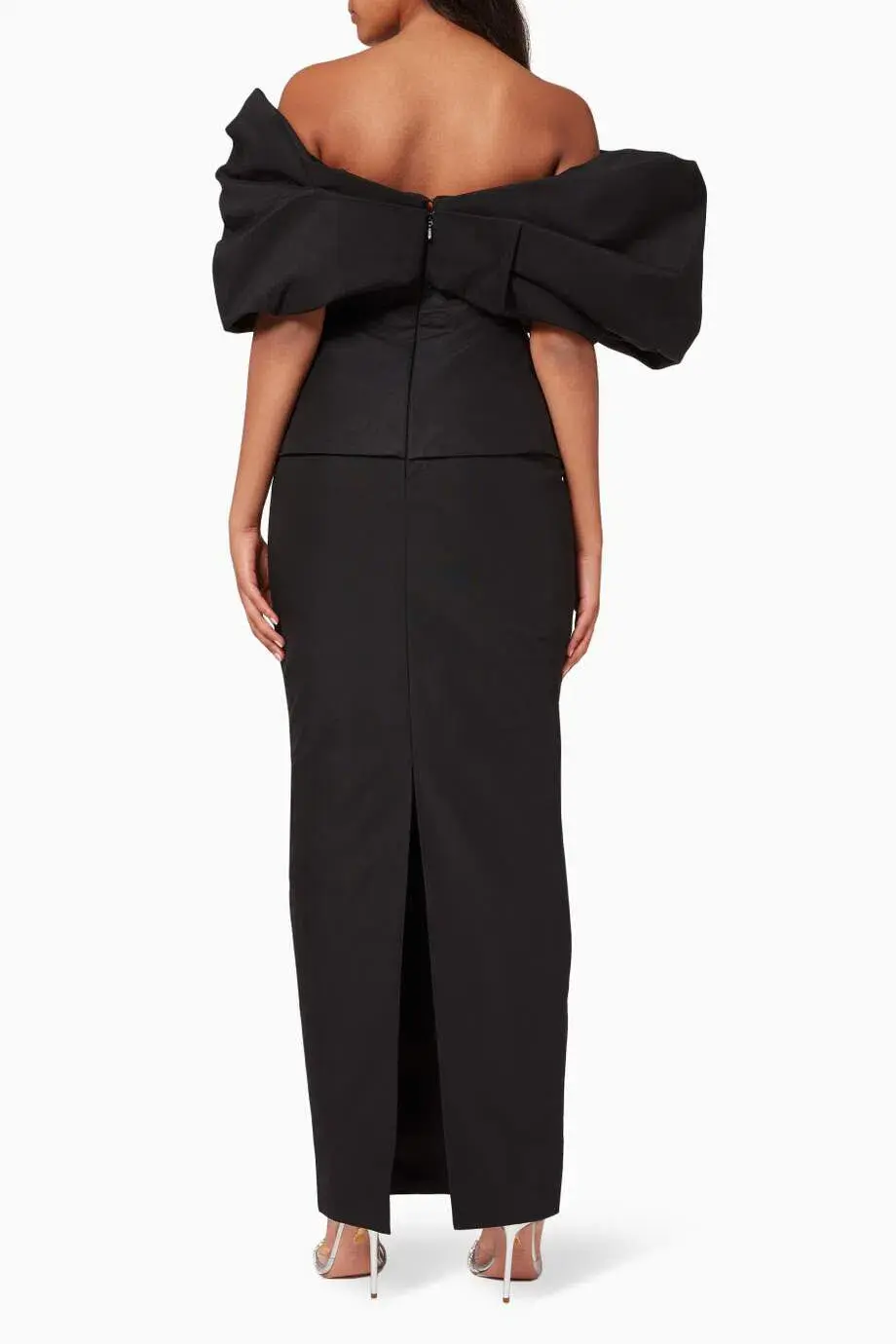  Rachel Gilbert Xavier Gown Black Size AU 8 for rent on The Volte - main image