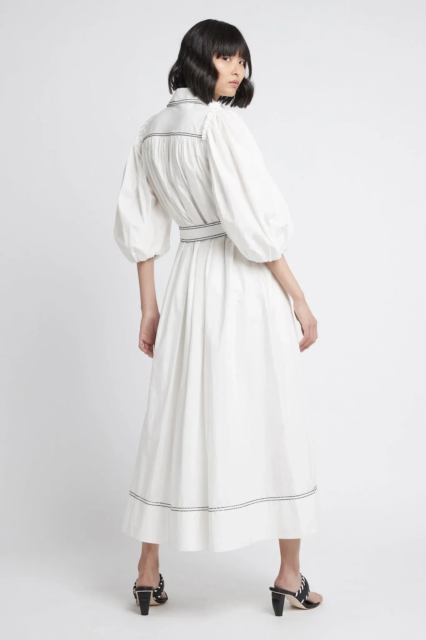 Aje Epiphany Shirtdress  White Size 8 - Image 3