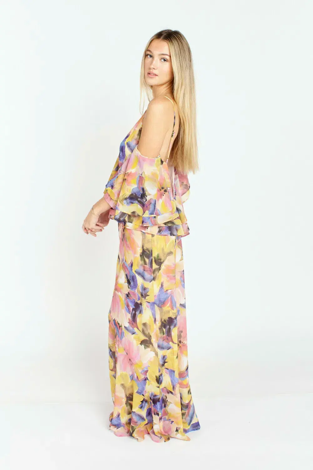 Ruby Marina Gown in Maude Floral Print Size 8 - Image 4