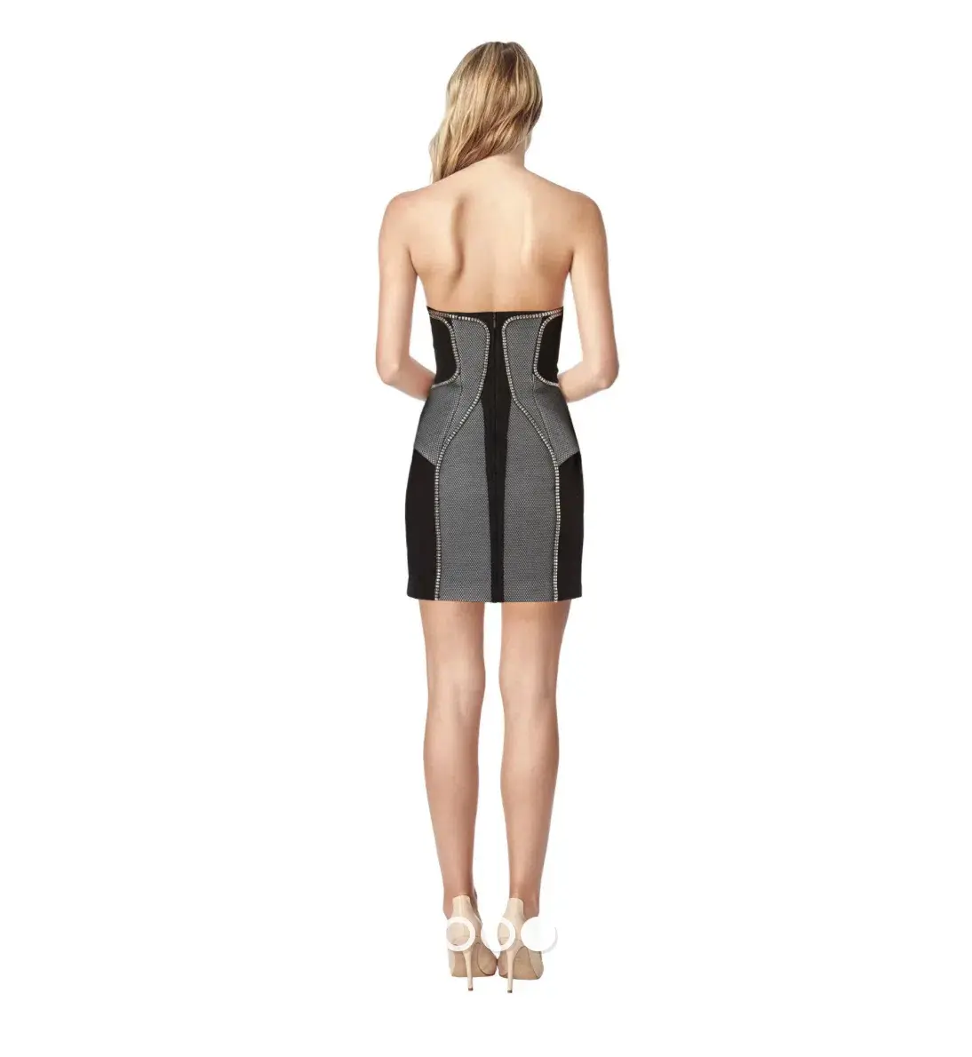 Sass & Bide The Scheming Socialite Dress Black/Grey Size 8 - Image 3