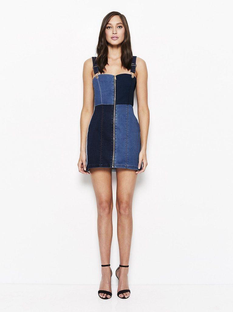 Alice McCall Hello It's Me Dress Blue Multi Size 6 - Image 1