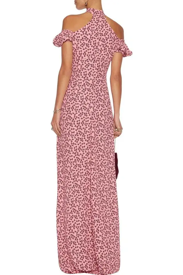 Alexis Addilyn Off Shoulder Choker Gown Pink Size 8 - Image 2
